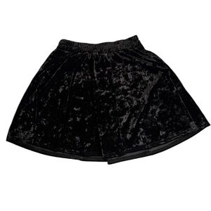 Pins & Needles Black Velvet Circle Skirt